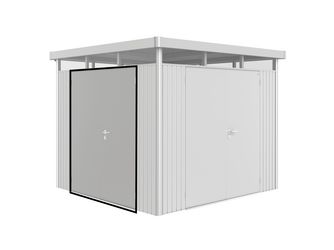 Zusätzliche Doppeltür silber- metallic HighLine, Panorama 1550x40x1820mm