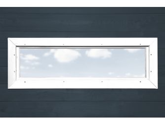 Zusatzfenster 125x40cm, weiss