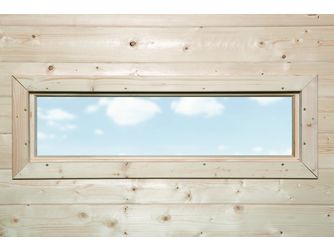 Zusatzfenster feststehend 97x33cm, natur