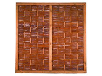 Sichtschutzzaun Kiefer natur "ÄTNA"