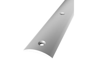 Übergangsprofil PF 460mittig versenkt gebohrt 30x5x3mm 0-99mm 1m Alu eloxiert silber