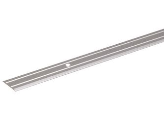 Übergangsprofil, gebohrt, Alu VA elox., LxBxS 900x38x1,0mm Übergangsprofil, gebohrt, Alu VA elox., LxBxS 900x38x1,0mm