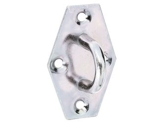 Öse auf Platte, disp., Länge 64mm, Breite 41mm Öse auf Platte, disp., Länge 64mm, Breite 41mm
