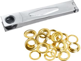 Öseneisen, verchromt 15mm