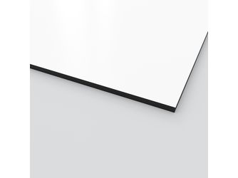 lyx® HPL zweiseitig Dekor EN13501-1, D-s2,d0, 3.050x1.300x6mm JD weiss 231