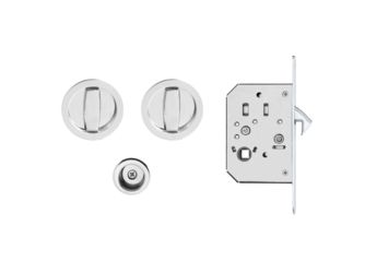 ru. EPD PB 72, Schiebetürrosetten-Set Edelst. poliert 1 Set