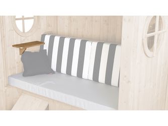 seitliches Ablageset, natur, aus Holz für Laube Bozen und Merano