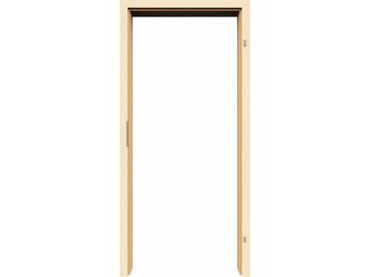 Wohnungseingangszarge CPL Ahorn WE-Standard-Schließblech "N" neusilber Standard-Dichtung beige Wohnungseingangszarge CPL Ahorn WE-Standard-Schließblech "N" neusilber Standard-Dichtung beige
