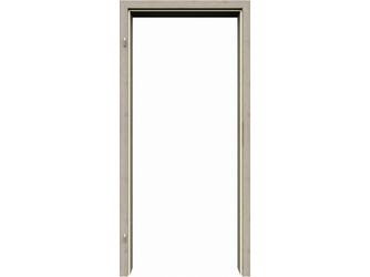 Wohnungseingangszarge CPL Pinea Silver WE-Standard-Schließblech "N" neusilber Standard-Dichtung perlweiß Wohnungseingangszarge CPL Pinea Silver WE-Standard-Schließblech "N" neusilber Standard-Dichtung perlweiß