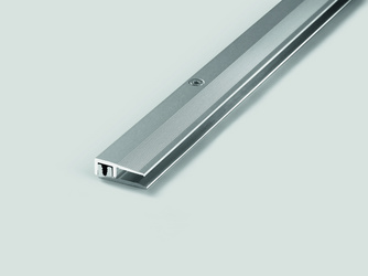 Alu Abschlussprofil Silber 4-9mm 1m für Designböden Alu Abschlussprofil Silber 4-9mm 1m für Designböden