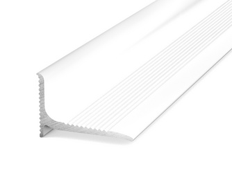 Aluminium-Wandanschlussprofil selbstklebend 20x13x2500mm, weiß Aluminium-Wandanschlussprofil selbstklebend 20x13x2500mm, weiß