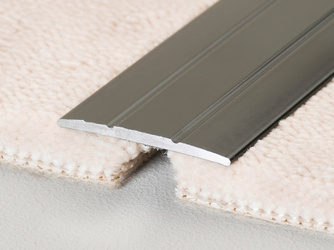 Aluminium-Übergangsprofil selbstklebend 38x1000mm SB, Edelstahl gebürstet Aluminium-Übergangsprofil selbstklebend 38x1000mm SB, Edelstahl gebürstet