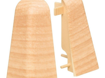Außenecke Ahorn Kunststoff f. Stecksockelleiste 19x58 (2 Stk/Pack) Außenecke Ahorn Kunststoff f. Stecksockelleiste 19x58 (2 Stk/Pack)