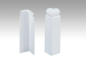 Außenecke SK Passend zur Fußleiste Profil 13 PK (120mm) 2001 Weiß 2 Stück Außenecke SK Passend zur Fußleiste Profil 13 PK (120mm) 2001 Weiß 2 Stück