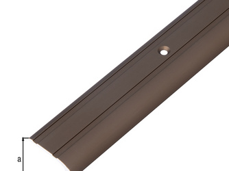 Ausgleichsprofil Alu bronze eloxiert BxHxS 30x6,5x2,0mm Ausgleichsprofil Alu bronze eloxiert BxHxS 30x6,5x2,0mm