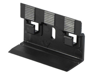 Clips f. Stecksockelleiste mit Schrauben und Dübel (30St/Pack) + Bohrschablone Clips f. Stecksockelleiste mit Schrauben und Dübel (30St/Pack) + Bohrschablone