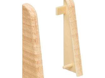 Endkappe Ahorn Kunststoff f. Stecksockelleiste 19x58 (2 Stk/Pack) Endkappe Ahorn Kunststoff f. Stecksockelleiste 19x58 (2 Stk/Pack)