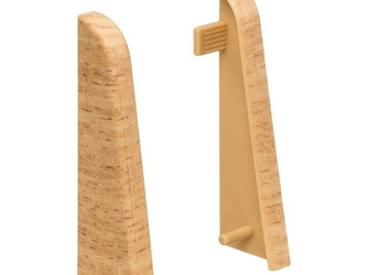 Endkappe Buche Kunststoff f. Stecksockelleiste 19x58 (2 Stk/Pack) Endkappe Buche Kunststoff f. Stecksockelleiste 19x58 (2 Stk/Pack)