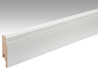 Folien-ummantelte Profile Fußleiste Profil 11 PK 2380x80x18mm 2222 Weiß DF (streichfähig) Folien-ummantelte Profile Fußleiste Profil 11 PK 2380x80x18mm 2222 Weiß DF (streichfähig)