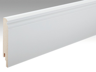 Folien-ummantelte Profile Fußleiste Profil 13 PK 2380x120x18mm 2222 Weiß DF (streichfähig) Folien-ummantelte Profile Fußleiste Profil 13 PK 2380x120x18mm 2222 Weiß DF (streichfähig)