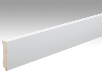 Folien-ummantelte Profile Fußleiste Profil 17 2380x70x14mm 324 Uni weiß glänzend DF Folien-ummantelte Profile Fußleiste Profil 17 2380x70x14mm 324 Uni weiß glänzend DF