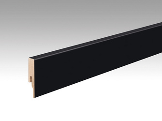 Folien-ummantelte Profile Fußleiste Profil 20 PK 2380x60x16mm 2277 Schwarz DF Folien-ummantelte Profile Fußleiste Profil 20 PK 2380x60x16mm 2277 Schwarz DF