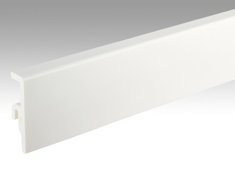 Folien-ummantelte Profile Fußleiste Profil 20 PK Aqua 2380x60x16mm 324 Uni weiß glänzend DF Folien-ummantelte Profile Fußleiste Profil 20 PK Aqua 2380x60x16mm 324 Uni weiß glänzend DF