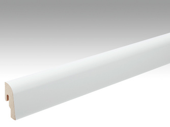 Folien-ummantelte Profile Fußleiste Profil 2 PK 2380x50x22mm 324 Uni weiß glänzend DF Folien-ummantelte Profile Fußleiste Profil 2 PK 2380x50x22mm 324 Uni weiß glänzend DF