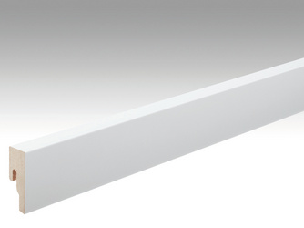 Folien-ummantelte Profile Fußleiste Profil 8 PK 2380x50x18mm 2222 Weiß DF (streichfähig) Folien-ummantelte Profile Fußleiste Profil 8 PK 2380x50x18mm 2222 Weiß DF (streichfähig)