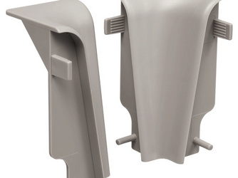 Innenecke Grau Kunststoff f. Stecksockelleiste 19x58 (2 Stk/Pack) Innenecke Grau Kunststoff f. Stecksockelleiste 19x58 (2 Stk/Pack)