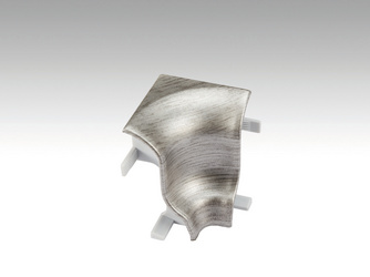 Innenecke Passend zur Steck-Sockelleiste 22x42mm 2002 Edelstahl 4 Stück Innenecke Passend zur Steck-Sockelleiste 22x42mm 2002 Edelstahl 4 Stück