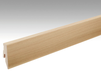 Laminatfolien-ummantelte Profile Fußleiste Profil 3 PK 2380x60x20mm 202 Ahorn Laminatfolien-ummantelte Profile Fußleiste Profil 3 PK 2380x60x20mm 202 Ahorn