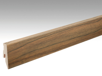 Laminatfolien-ummantelte Profile Fußleiste Profil 3 PK 2380x60x20mm 211 Nussbaum Laminatfolien-ummantelte Profile Fußleiste Profil 3 PK 2380x60x20mm 211 Nussbaum