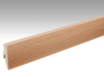 Laminatfolien-ummantelte Profile Fußleiste Profil 3 PK 2380x60x20mm 6201 Buche Laminatfolien-ummantelte Profile Fußleiste Profil 3 PK 2380x60x20mm 6201 Buche