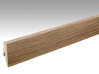 Laminatfolien-ummantelte Profile Fußleiste Profil 3 PK 2380x60x20mm 6256 Eiche cognac rustikal Laminatfolien-ummantelte Profile Fußleiste Profil 3 PK 2380x60x20mm 6256 Eiche cognac rustikal