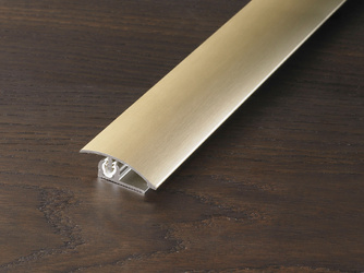 PROVARIOclip Anpassungsprofil 2-18mm Deckprofil Alu eloxiert gebürstet PROVARIOclip Anpassungsprofil 2-18mm Deckprofil Alu eloxiert gebürstet
