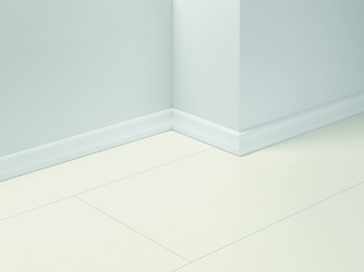 Sockelleiste 4 Uni Weiss Dekor D001 2200 x 60 x 19,5 mm Sockelleiste 4 Uni Weiss Dekor D001 2200 x 60 x 19,5 mm