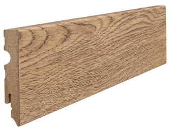 Stecksockelleiste 15x80mm 2,2m Cube MDF Eiche Sicilia natur Stecksockelleiste 15x80mm 2,2m Cube MDF Eiche Sicilia natur