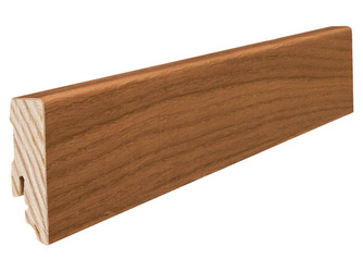 Stecksockelleiste 16x58mm, 2,2m Cube Bernsteineiche furn. geölt Stecksockelleiste 16x58mm, 2,2m Cube Bernsteineiche furn. geölt