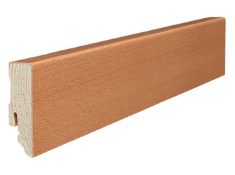 Stecksockelleiste 16x58mm 2,2m Cube Buche gedämpft furn. matt-vers. Stecksockelleiste 16x58mm 2,2m Cube Buche gedämpft furn. matt-vers.