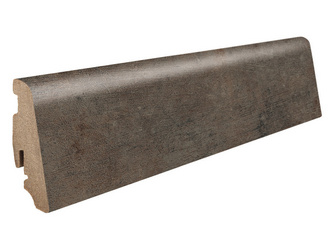 Stecksockelleiste 19 x 58 mm 2,2 m Disano Rusted metal Steinstr. wasserres. Stecksockelleiste 19 x 58 mm 2,2 m Disano Rusted metal Steinstr. wasserres.