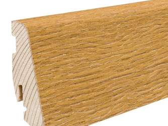 Stecksockelleiste 19x58mm 2,2m Eiche str. furn.matt-vers. Stecksockelleiste 19x58mm 2,2m Eiche str. furn.matt-vers.