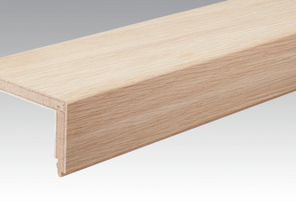 Treppenkante Parkett L-Profil 2150x13mm R18 Eiche harmonisch roh Treppenkante Parkett L-Profil 2150x13mm R18 Eiche harmonisch roh