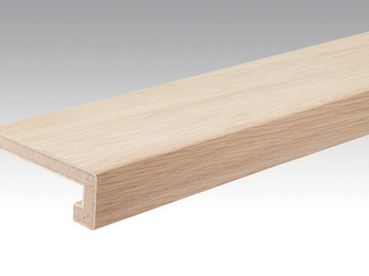 Treppenkante Parkett U-Profil 2150x13mm R18 Eiche harmonisch roh Treppenkante Parkett U-Profil 2150x13mm R18 Eiche harmonisch roh