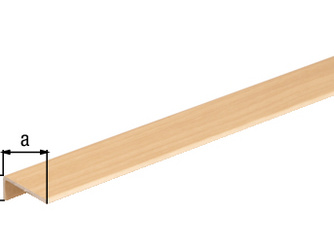 Treppenkanten-Schutzprofil, selbstkl., Alu Ahorn LxBxHxS 900x24,5x10x1,5mm Treppenkanten-Schutzprofil, selbstkl., Alu Ahorn LxBxHxS 900x24,5x10x1,5mm