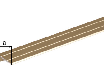 Treppenkanten-Schutzprofil, selbstkl., Alu sand elox., LxBxHxS900x24,5x10x1,5mm Treppenkanten-Schutzprofil, selbstkl., Alu sand elox., LxBxHxS900x24,5x10x1,5mm