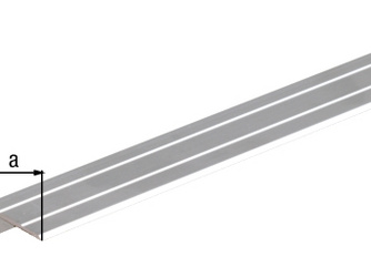 Treppenkanten-Schutzprofil, selbstkl., Alu silber elox., LxBxHxS 900x24,5x10x1,5mm Treppenkanten-Schutzprofil, selbstkl., Alu silber elox., LxBxHxS 900x24,5x10x1,5mm