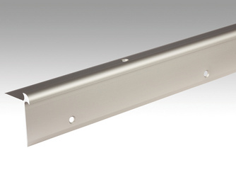 Treppenkantenprofil Typ 5 (5 bis 6mm) 2700mm 340 Edelstahl-Oberfläche Treppenkantenprofil Typ 5 (5 bis 6mm) 2700mm 340 Edelstahl-Oberfläche