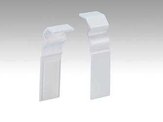 Verbindungsstück (selbstklebend) passend zur Fußleiste Profil 10 PK / 10 F MK (60mm) 2001 Weiß Verbindungsstück (selbstklebend) passend zur Fußleiste Profil 10 PK / 10 F MK (60mm) 2001 Weiß