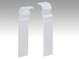 Verbindungsstück (selbstklebend) passend zur Fußleiste Profil 11 PK / 11 F MK (80mm) 2001 Weiß Verbindungsstück (selbstklebend) passend zur Fußleiste Profil 11 PK / 11 F MK (80mm) 2001 Weiß